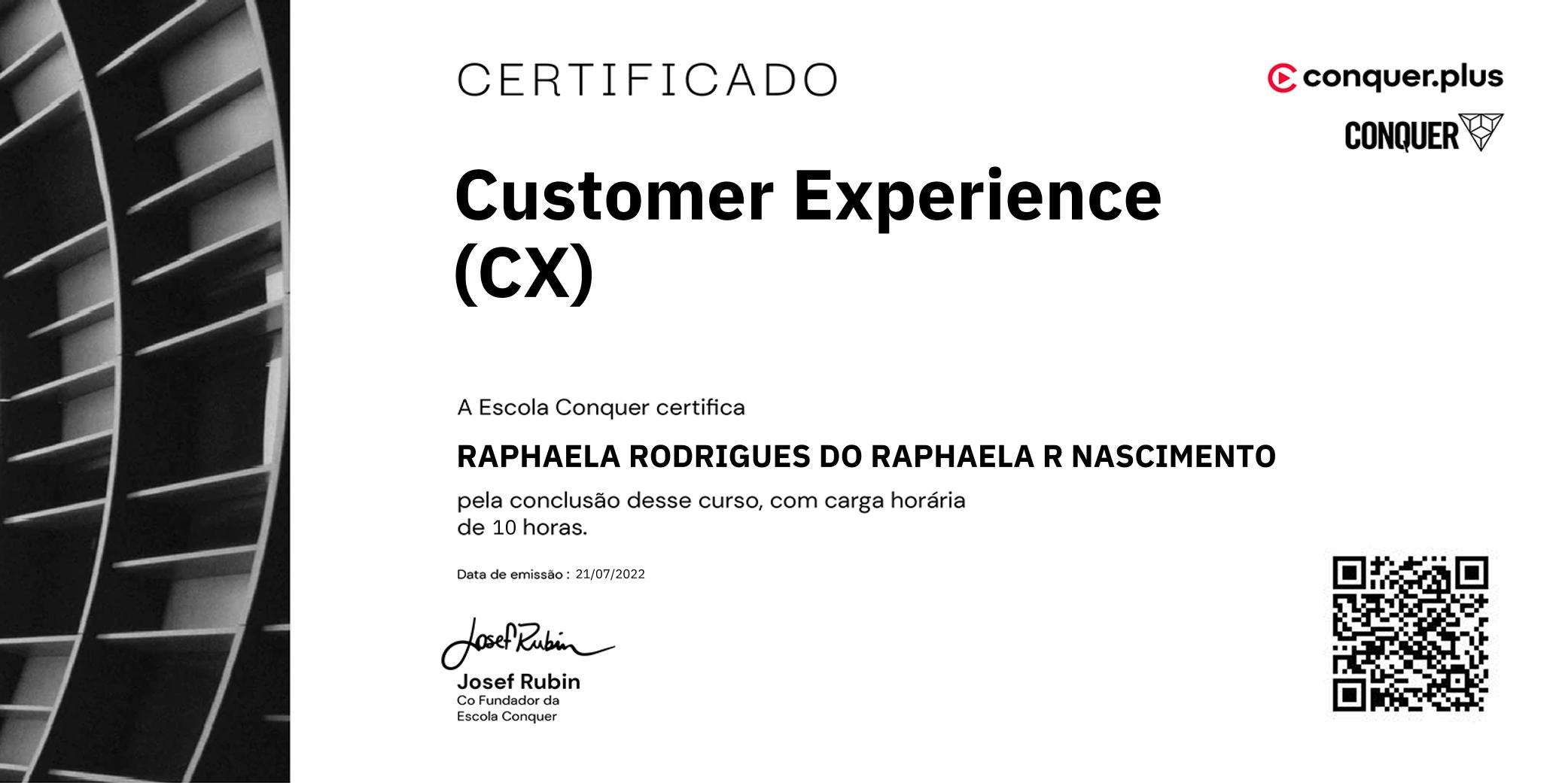 Certificado de Customer Experience (CX)
